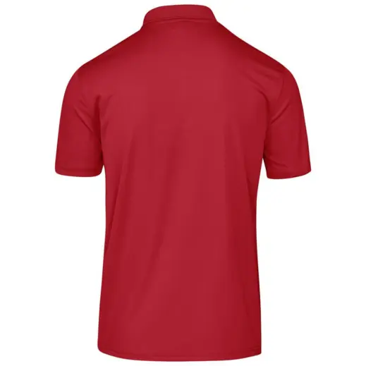 Mens Maestro Golf Shirt  Red Back